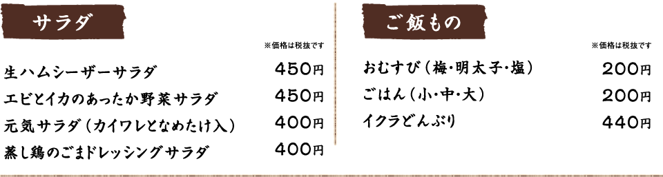 メニュー詳細